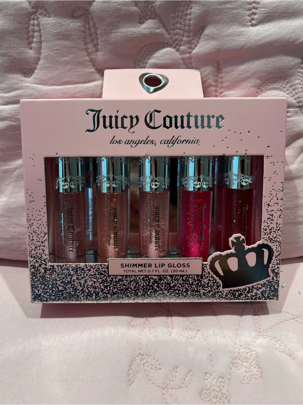 NWT Juicy Couture shimmer lip gloss set with 5 shades - Picture 3 of 9